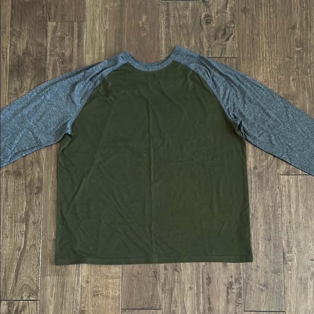 George Green and Gray Long Sleeve Tee